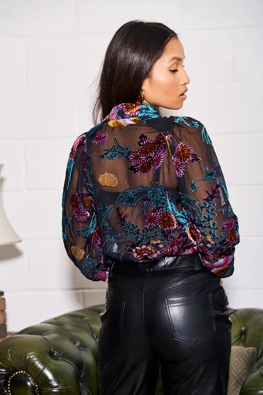 MILO VELVET SHIRT (BLACK)