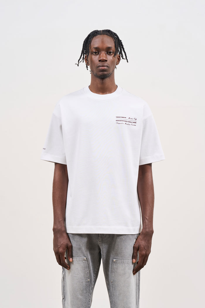 MISSION STATEMENT RELAXED T-SHIRT - WHITE