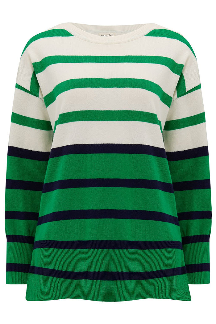 MOANA RELAXED JUMPER (GREEN)