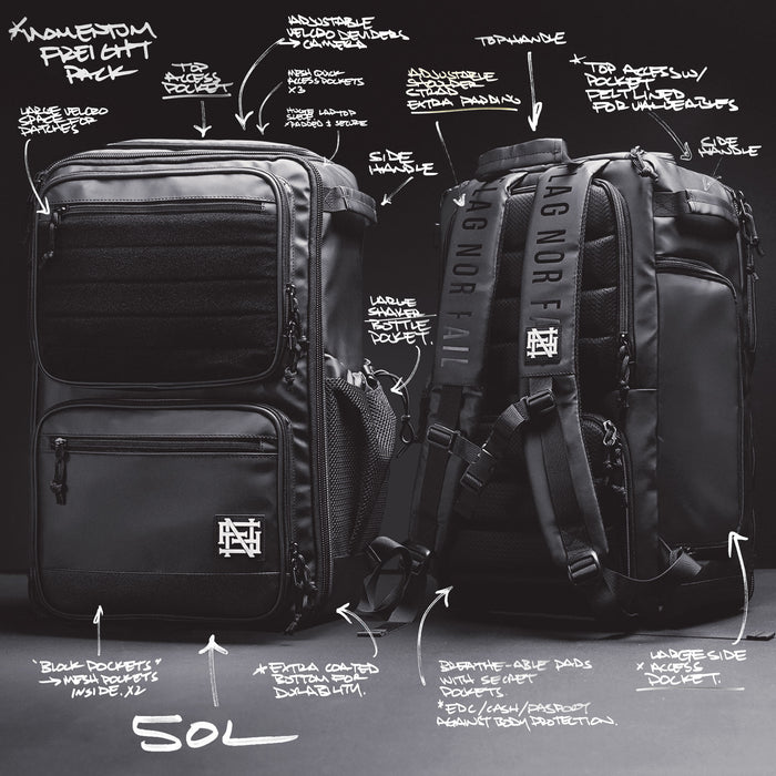 MOMENTUM FREIGHT PACK 50L - BLACK