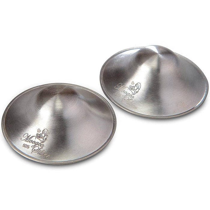 MOOGCO 925k Silver Nursing Cups Nipple Shields