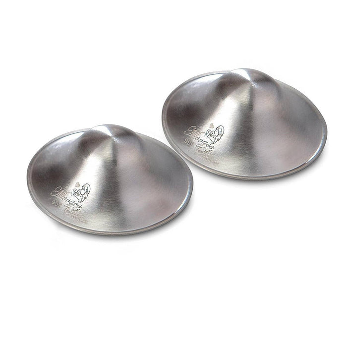 MOOGCO 999k Silver Nursing Cups Nipple Shields