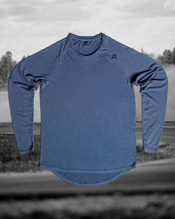 MOTO LONG SLEEVE - BLUE