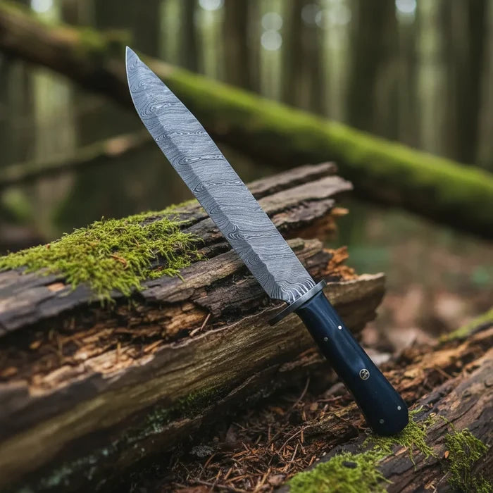 Mountain Man Damascus Bowie Knife: Unleash Your Adventure with Every Cut - RFE Marketing Ventures