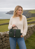 Mucros Fiona Bag | Green Herringbone