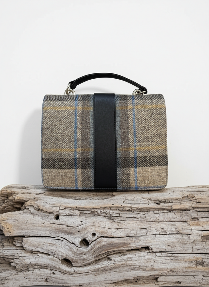 Mucros Fiona Bag | Mustard Blue Stripe