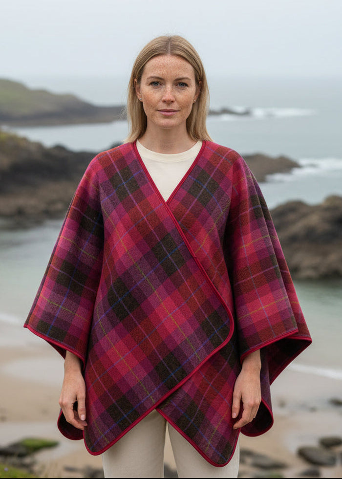 Mucros Wrap | Pink Check