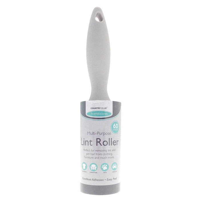 Multi-purpose lint roller with 60 adhesive sheets