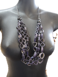 Multistrand bone necklace