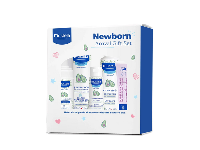 Mustela Newborn Arrival 5-Piece Gift Set