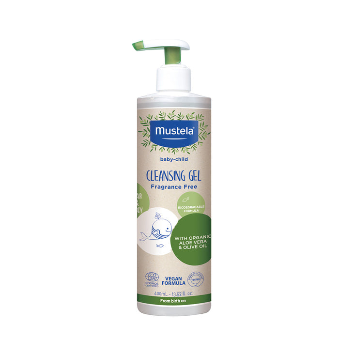 Mustela Organic Cleansing Gel With Olive Oil And Aloe