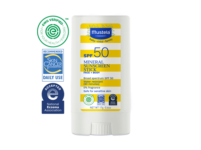 Mustela SPF 50 Mineral Sunscreen Stick