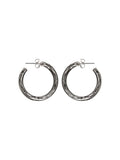 MYNT HOOP EARRINGS (SILVER)