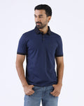 Navy Printed Polo - Sign