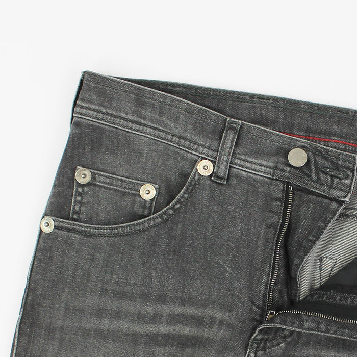 Neil Barrett - Soft Stretch Cotton Skinny Jeans in Grey - Nigel Clare