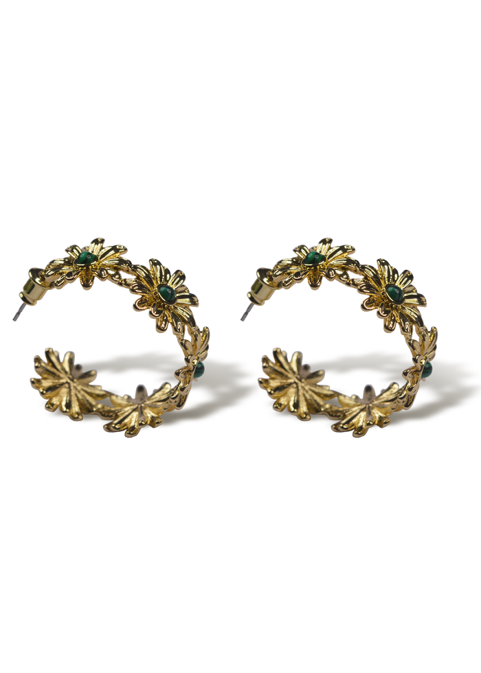 Nelsy Earrings (Emerald)