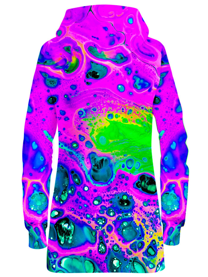 Neon Drip Hoodie Dress BrizBazaar Epic Hoodie