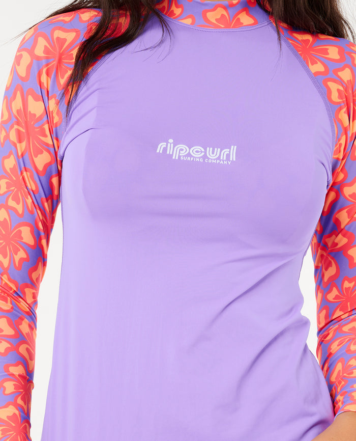 NEON ISLES L/S UPF RASH VEST