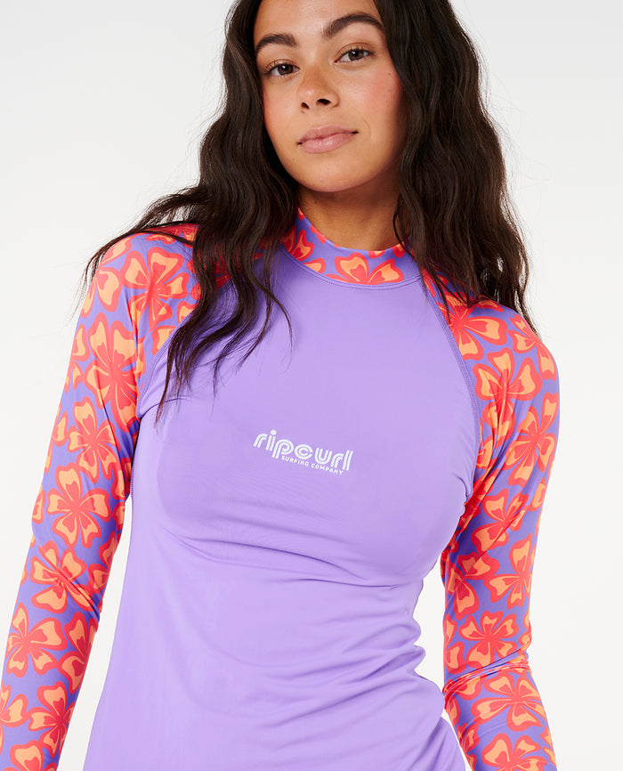 NEON ISLES L/S UPF RASH VEST