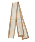 Neutral striped fashion scarf lightweight design