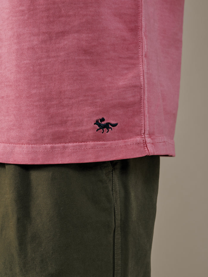 Aubin Peony Pink Newburgh Relaxed T-Shirt | Relaxed Tee