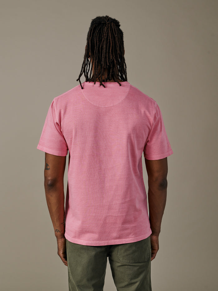 Aubin Peony Pink Newburgh Relaxed T-Shirt | Relaxed Tee