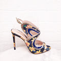 NICHOLAS KIRKWOOD FLORAL CUT OUT HEELS - SIZE 39.5