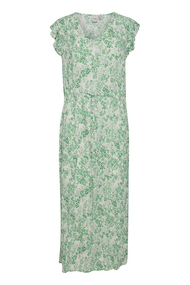 Nicola V-Neck Dress (Green)