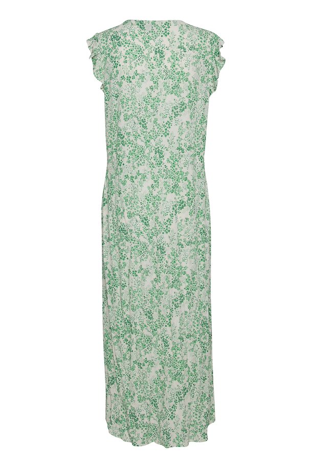 Nicola V-Neck Dress (Green)