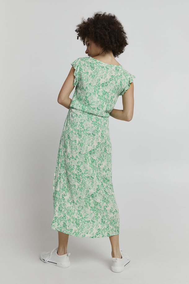 Nicola V-Neck Dress (Green)