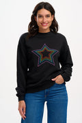 Noah Sweatshirt (Black, Rainbow)