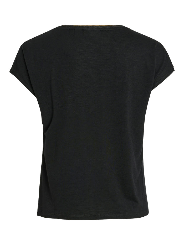 Noely Glitter Top (Black)