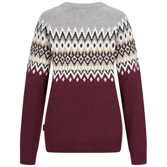 Giesswein Nordic Sweater 1 - bordeauxmelé 376