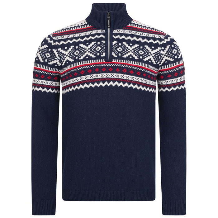 Giesswein Nordic Sweater 3 - bleu foncé 548
