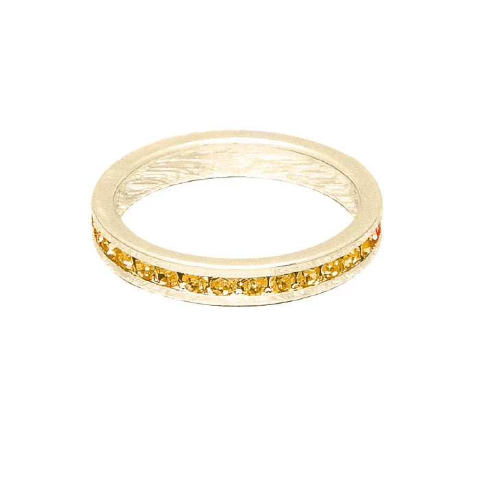 November (Topaz) Yellow Gold Ring | Size 5