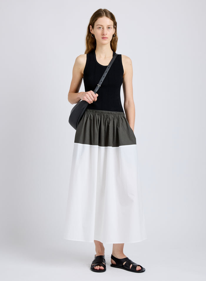 Nyla Skirt in Poplin