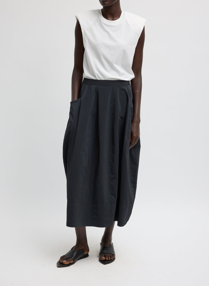 NYLON LANTERN SKIRT