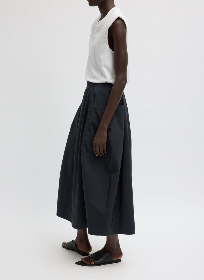 NYLON LANTERN SKIRT