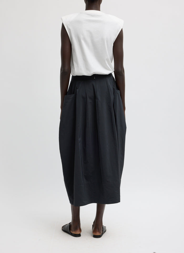 NYLON LANTERN SKIRT