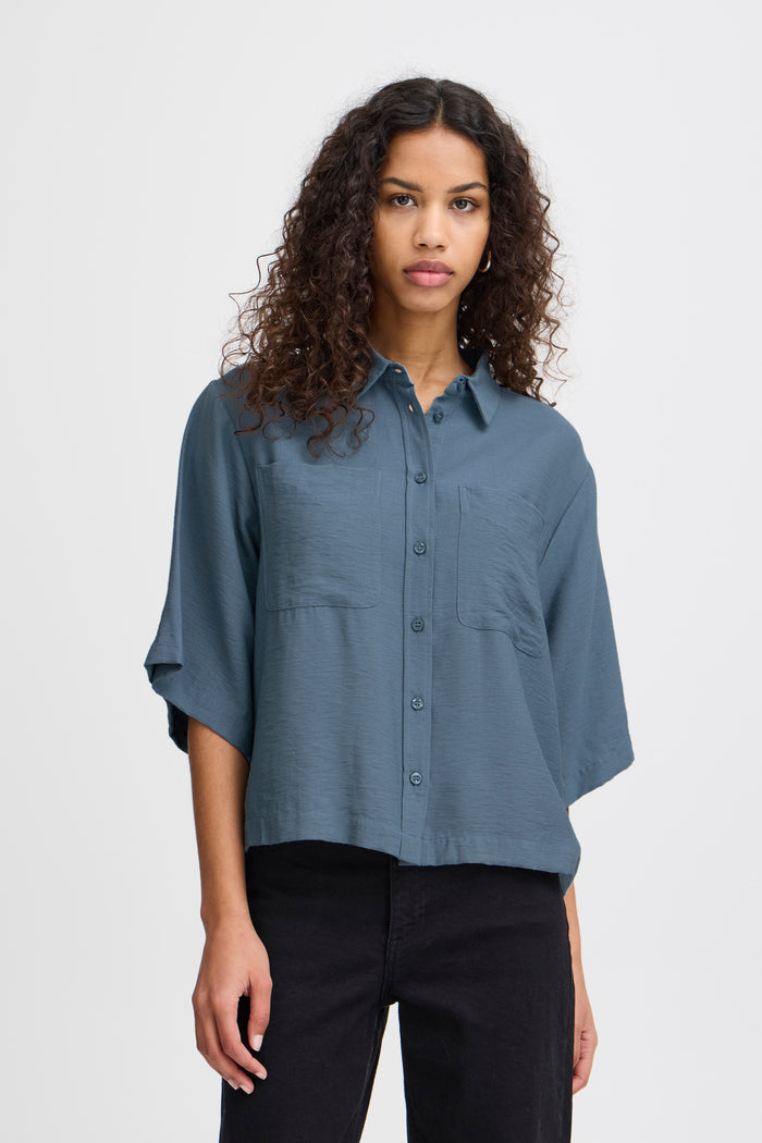 Ono Shirt Top (Blue Mirage)
