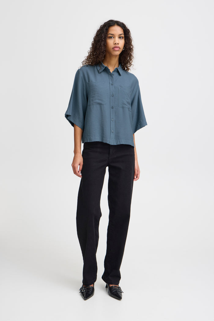 Ono Shirt Top (Blue Mirage)