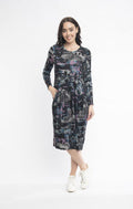 Orientique Stretch Cotton Bubble Dress