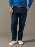 Aubin Navy Ormsby Selvedge Chino | Chinos