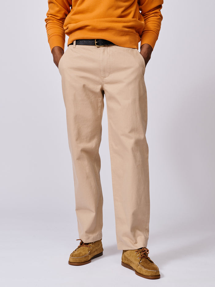 Aubin Stone Ormsby Selvedge Chino | Chinos