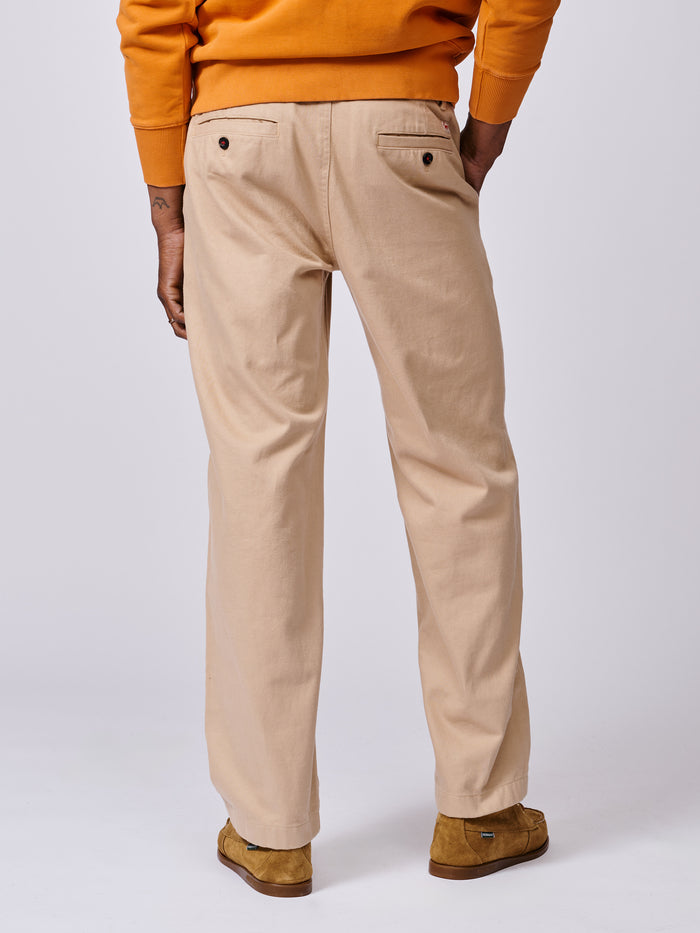 Aubin Stone Ormsby Selvedge Chino | Chinos