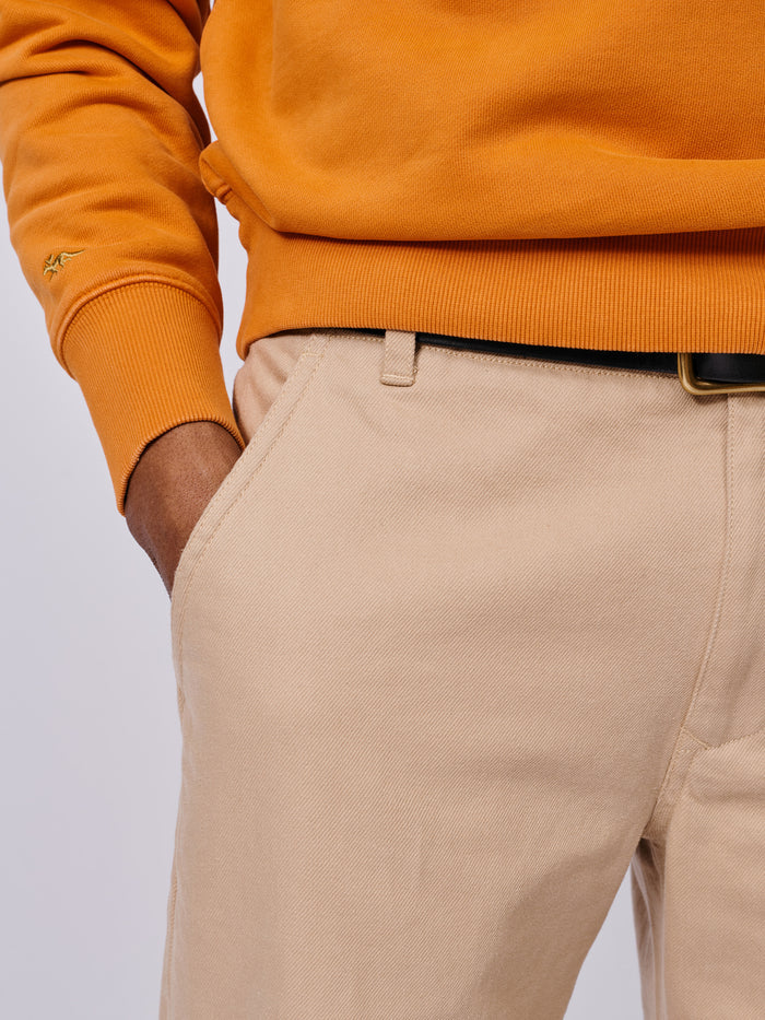 Aubin Stone Ormsby Selvedge Chino | Chinos