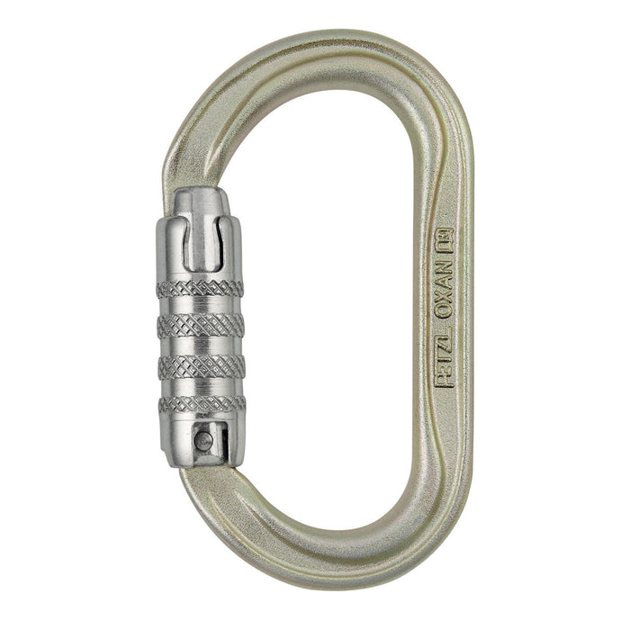 Oxan Oval Steel Triact-Lock Carabiner