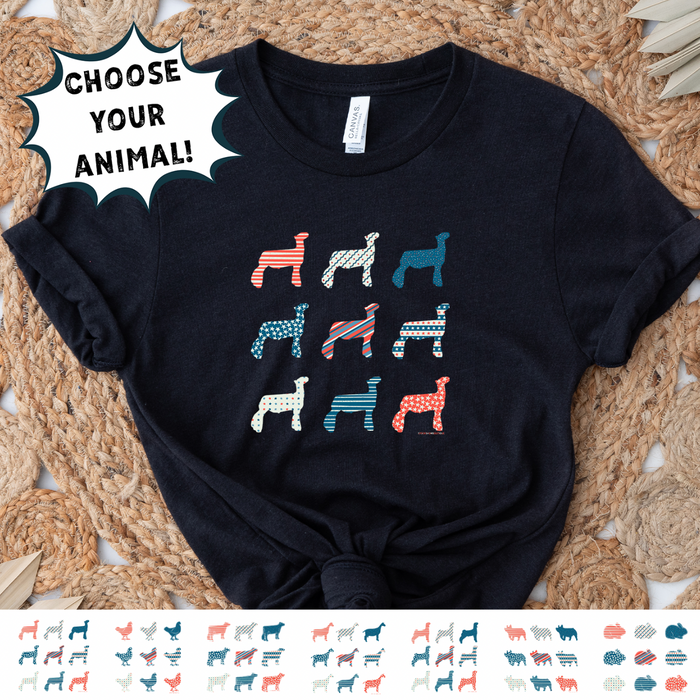 Patriotic Bundle-CHOOSE YOUR ANIMAL- Bella Canvas T-Shirt
