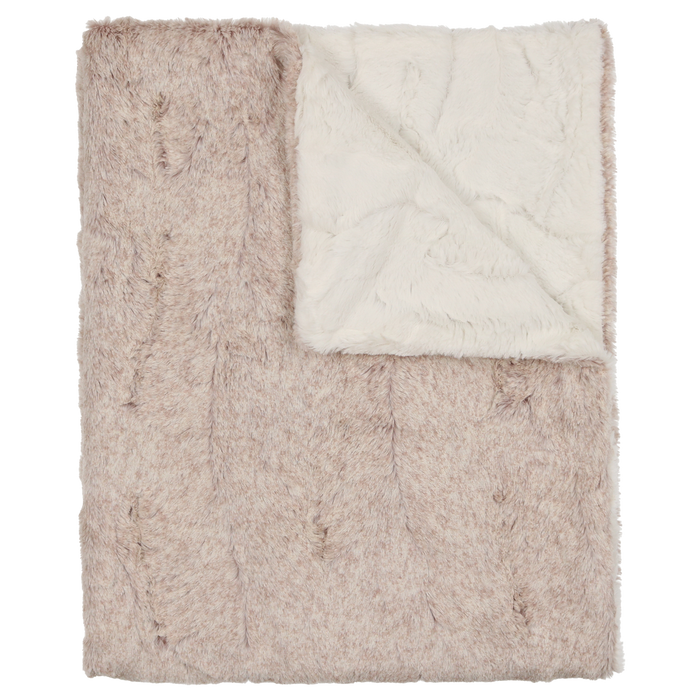 Peluche Bébé Lux Fur Blanket + Canvas Bag