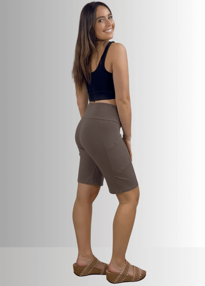 Perfect Fit Hybrid Cotton Shorts Taupe - RFE Marketing Ventures